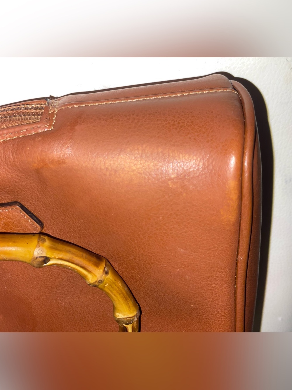 Gucci Vintage Bamboo Mini 2-Way Top Handle Bag - Picture 3 of 14